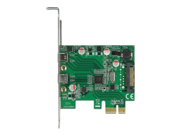 Delock - USB-adapter - PCIe 2.0 lav profil - USB-C 3.2 Gen 1 x 2