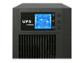 Miniatyrbilde 4 av 5: Qoltec - UPS - AC 80-285 V - 2.4 kW - 3000 VA - 7 Ah - RS-232, USB - utgangskontakter: 4