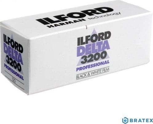 Ilford DELTA 3200 Professional - Film för svartvita foton - 120 (6 cm) - ISO 3200