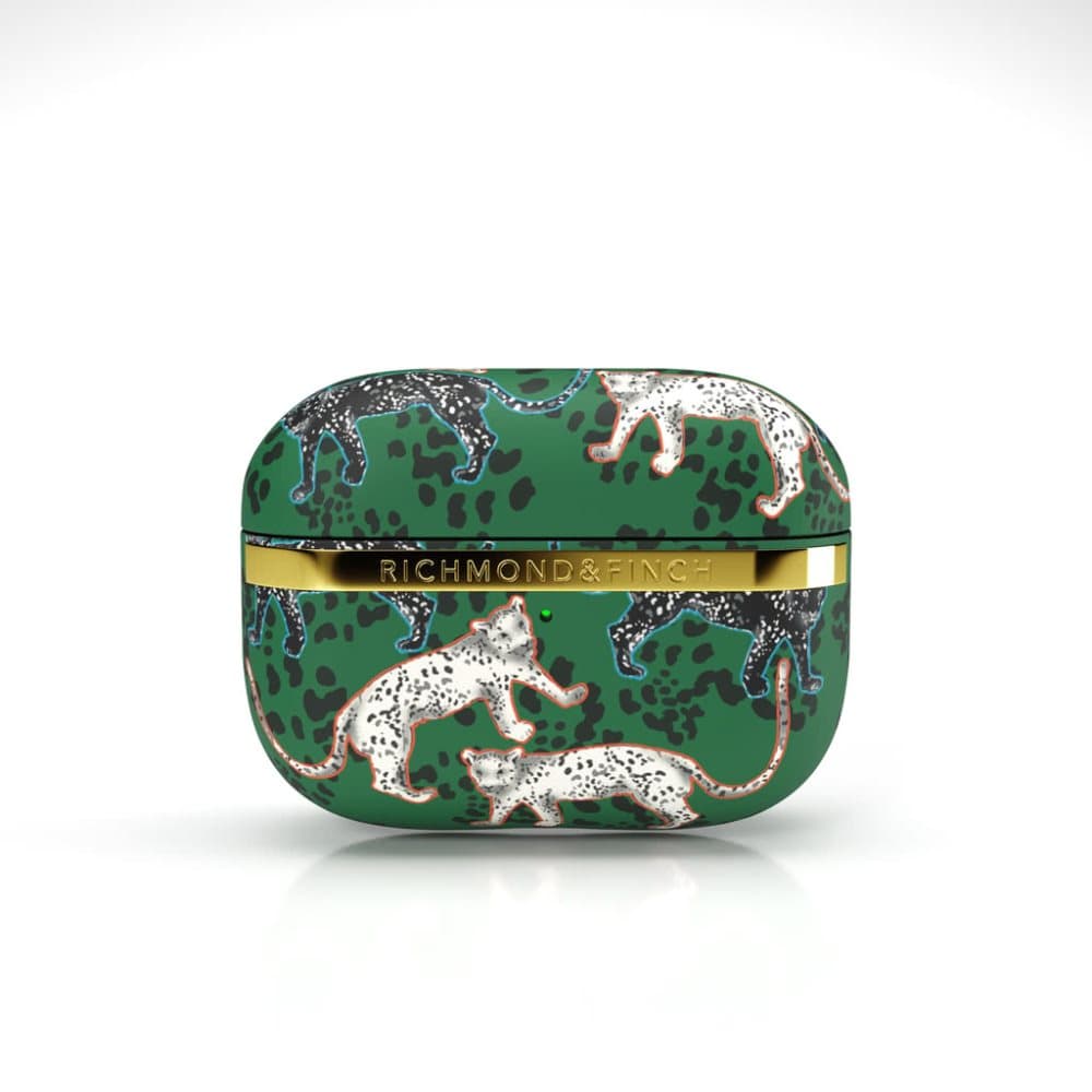 AirPods Pro Skal Green Leopard