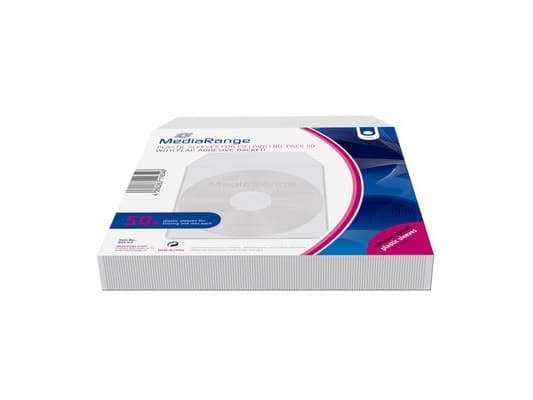 MediaRange BOX164, Gjennomsiktig, Plast, 124 mm, 124 mm, 50 stykker