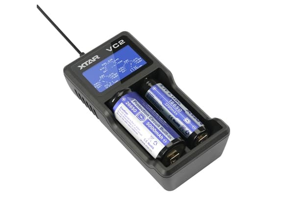 XTAR VC2, Lithium-Ion (Li-Ion)