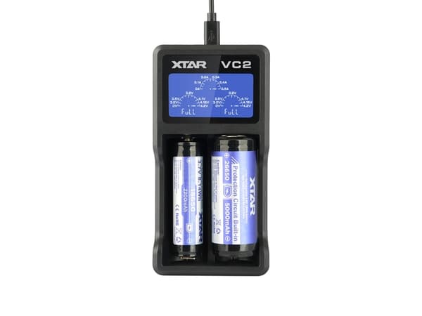 XTAR VC2, Lithium-Ion (Li-Ion)