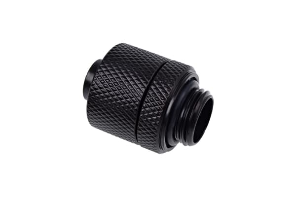 Alphacool Eiszapfen Connector Series Straight Socket 13/10mm - Armatur for væskekjølesystemkompresjon - mørkesvart