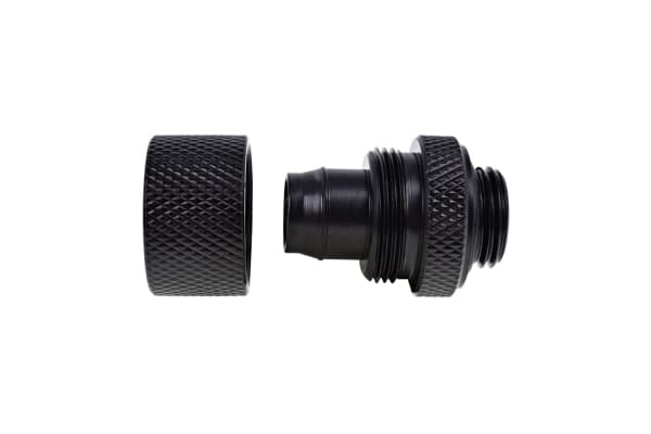 Alphacool Eiszapfen Connector Series Straight Socket 13/10mm - Armatur for væskekjølesystemkompresjon - mørkesvart