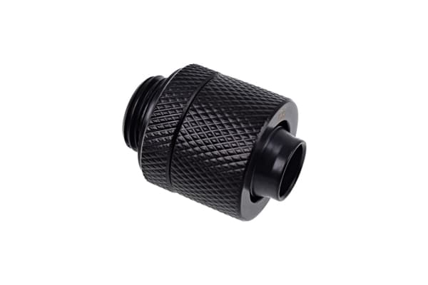 Alphacool Eiszapfen Connector Series Straight Socket 13/10mm - Armatur for væskekjølesystemkompresjon - mørkesvart