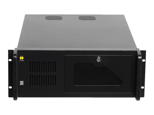 Netrack Server Case - Kan monteras i rack 4U - utökad ATX - svart