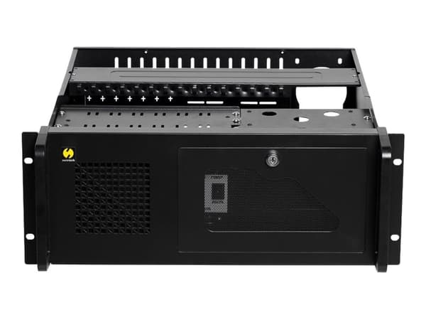 Netrack NP5105, Teline, Palvelin, Musta, Hopea, ATX, EATX, mikro ATX, Mini-ITX, ABS, SGCC, 4U