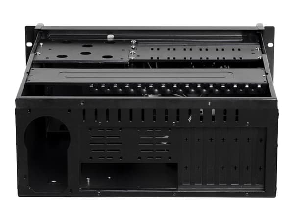 Netrack NP5105, Teline, Palvelin, Musta, Hopea, ATX, EATX, mikro ATX, Mini-ITX, ABS, SGCC, 4U
