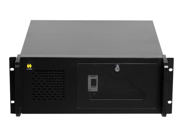 Netrack NP5105, Teline, Palvelin, Musta, Hopea, ATX, EATX, mikro ATX, Mini-ITX, ABS, SGCC, 4U musta, Hopea