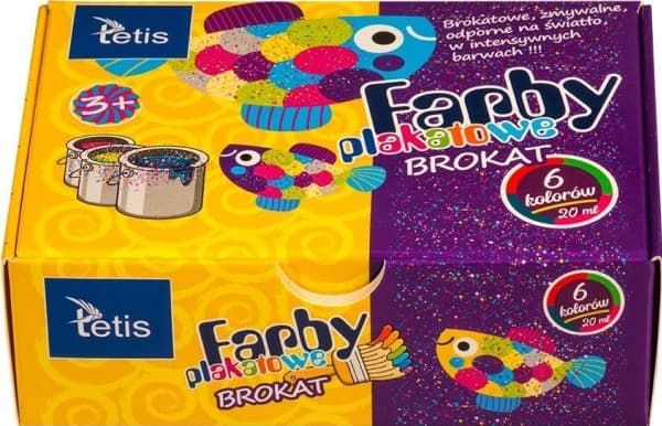 Tetis Colors plakat brokade 6 runder 20ml