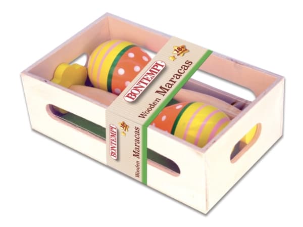 Bontempi 56 2010, Musikalsk instrument til lek og moro, Maracas, 1,5 år, 180 g, Flerfarget