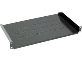 Netrack - Rack-hylle - koksgrå - 1U - 19"
