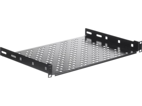 Netrack - Rack-hylle - koksgrå - 1U - 19"