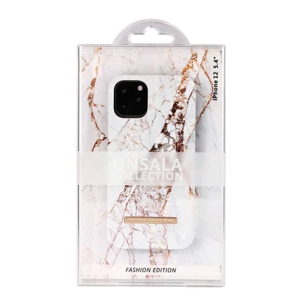 Onsala iPhone 12 Mini Suojakuori Fashion Edition White Rhino Marble