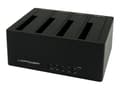 Pikkukuva 1 / 5: LC-Power LC-DOCK-U3-4B For Windows, SATA, 2.5 and 3.5, USB 3.2 Gen 1 (3.1 Gen 1) Type-A, 5 Gbit/s, Black