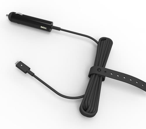 Dell - Strömadapter - bil / flygplan - 65 Watt - med 1 års Dell ProSupport