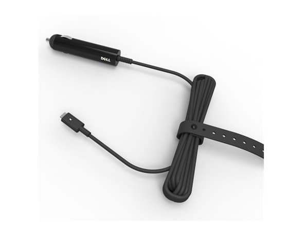 Dell - Strömadapter - bil / flygplan - 65 Watt - med 1 års Dell ProSupport