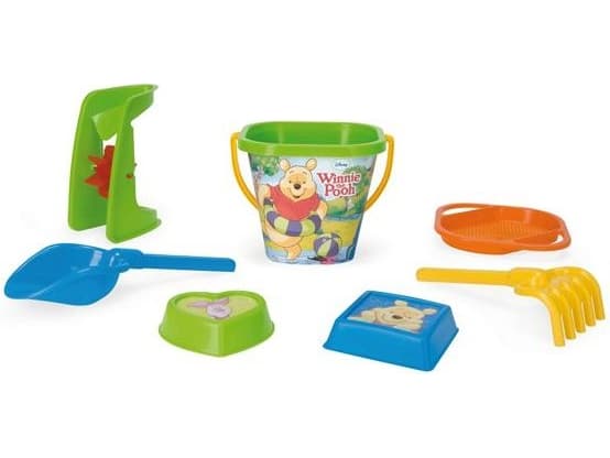 Wader Polesie Sand setti, 7 kpl Nalle Puh (77142)