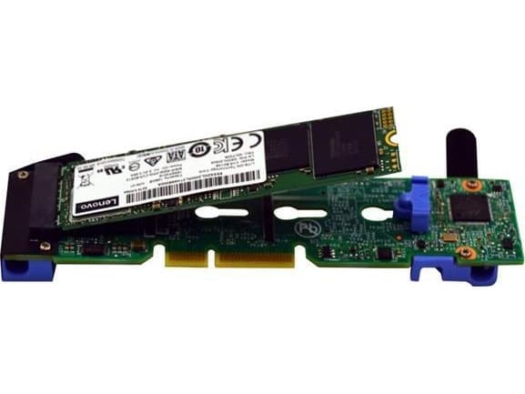 Lenovo 7Y37A01093, M.2, M.2, Musta, Sininen, Vihreä, 0, 1, JBOD, 18 g