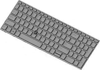 HP - Erstatningstastatur for bærbar PC - med styreplate, pekepinne - bakbelysning - Sveitsisk - for ZBook 15 G5, 15 G6, 17 G5, 17 G6