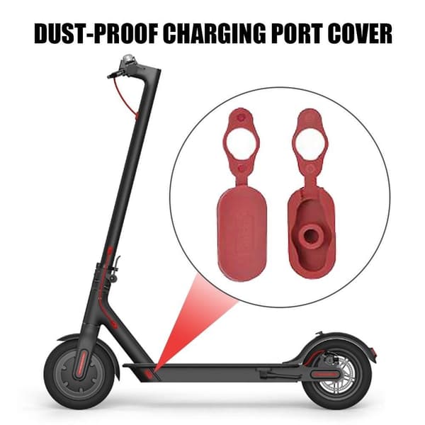 Gummi Dust cover laddnings port till Xiaomi Mijia M365