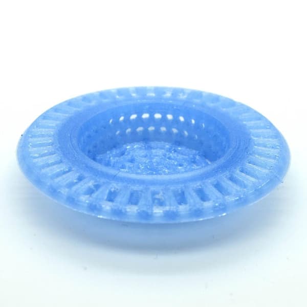 2x Vaskestopper PETG plast blå