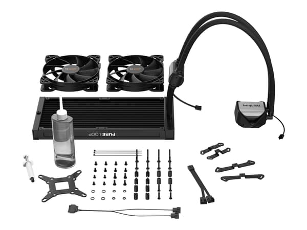 be quiet! Pure Loop 280 - Processors flydende kølesystem - (for: Intel LGA1200, LGA2066, LGA1150, LGA1151, LGA1155, LGA 2011/ AMD: AM4 / AM3(+)) - 28