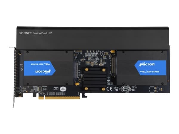 Sonnet Fusion Dual U.2 - Lagringskontroller - U.2 NVMe - PCIe 3.0 x16