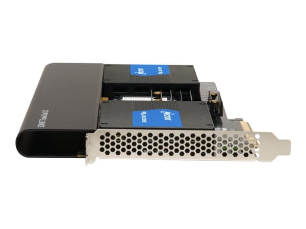 Sonnet Fusion Dual U.2 - Lagringskontroller - U.2 NVMe - PCIe 3.0 x16 Sort