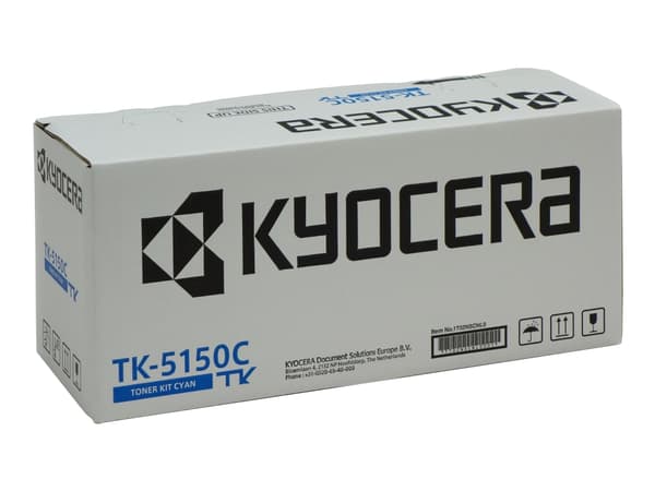 Kyocera TK 5150C - Cyan - original - tonersett - for ECOSYS M6035cidn, M6035cidn/KL3, M6535cidn, M6535cidn/KL3, P6035cdn, P6035cdn/KL3