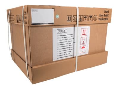 DIGITUS Professional Unique DN-19 09-U-SW - Rack skap - svart, RAL 9005 - 9U - 19"