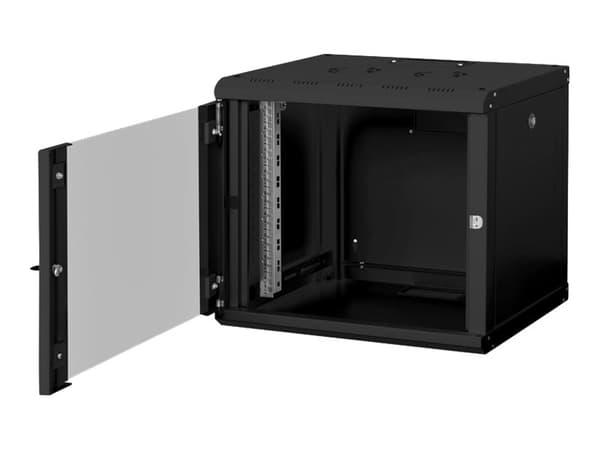 DIGITUS Professional Unique DN-19 09-U-SW - Rack skap - svart, RAL 9005 - 9U - 19"