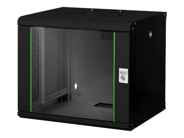 DIGITUS Professional Unique DN-19 09-U-SW - Rack skap - svart, RAL 9005 - 9U - 19"