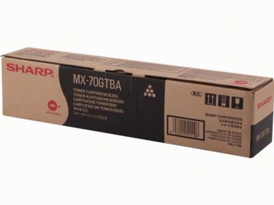 Sharp MX70GTBA - Svart - original - tonerkassett - för Sharp MX-5500N, MX-6200N, MX-7000N