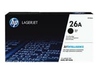 HP 26A, alkuperäinen musta LaserJet-värikasetti, 3100 sivua, Musta, 1 kpl