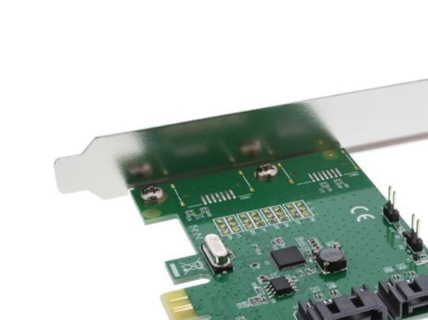 InLine 76696C, PCIe, SATA, Låg profil, PCI 2.0, 6 Gbit/s, 0, 1, SPAN