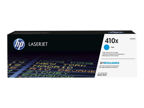 HP 410X, alkuperäinen riittoisa syaani LaserJet-värikasetti, 5000 sivua, Syaani, 1 kpl