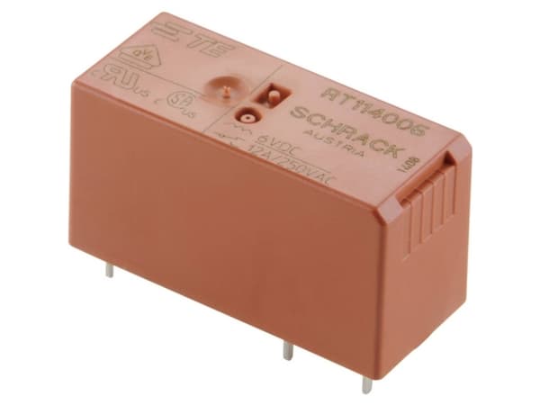 TE Connectivity RT424024 Tulostusrele 24 V/DC 8 A 2 x kytkin 1 kpl 1 kpl