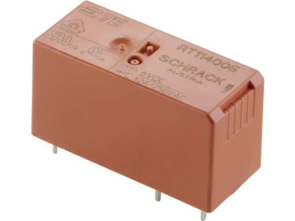TE Connectivity RT424024 Tulostusrele 24 V/DC 8 A 2 x kytkin 1 kpl 1 kpl