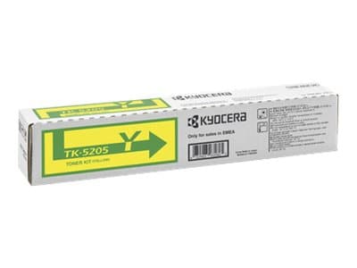 KYOCERA TK-5205Y, 12000 sivua, Keltainen, 1 kpl
