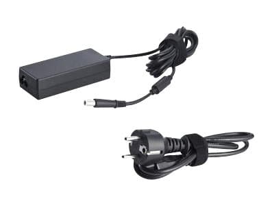 Dell 3 Prong AC Adapter - Kit - strømadapter - 65 watt - Europa - for Dell Inspiron 3181, 7348, 7779; Latitude 3390 2-in-1, 3400, 3490, 3500, 3590, 7 Sort