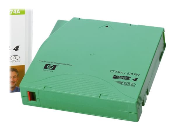 HPE RW Data Cartridge - LTO Ultrium 4 - 800 GB / 1.6 TB - skrivbara etiketter - grön - för HPE MSL4048; StorageWorks Enterprise Modular Library E-Ser