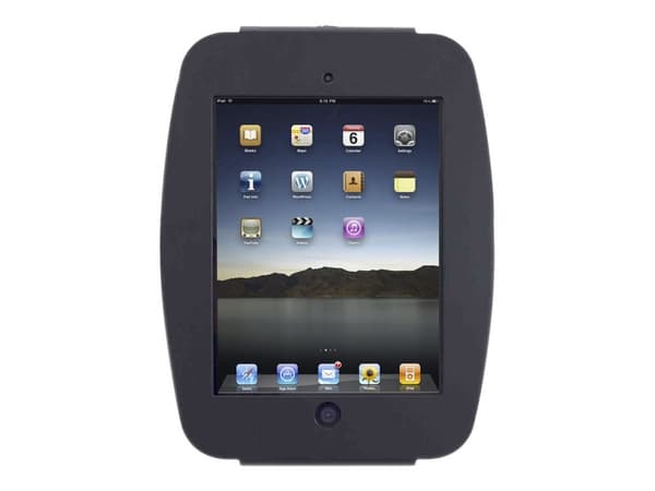 Compulocks Space iPad 12.9" Security Lock Enclosure and Tablet Holder - Innhegning - Tyverisikker - for nettbrett - låsbar - aluminium - svart - vegg