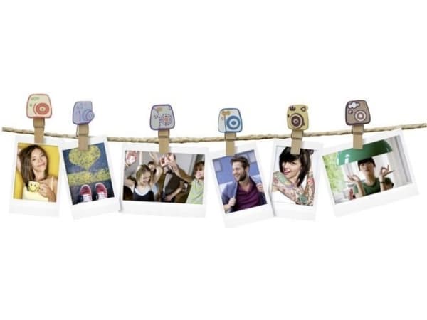 Fujifilm Instax Design Clips, Monivärinen, 10 kpl