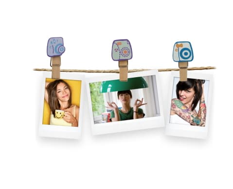 Fujifilm Instax Design Clips, Monivärinen, 10 kpl