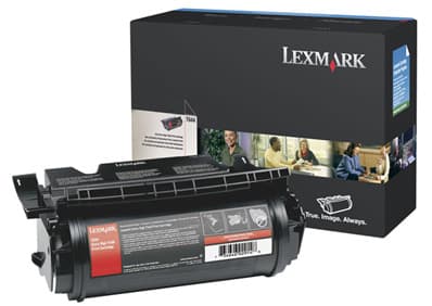 Lexmark T644 Extra High Yield Print Cartridge, Musta