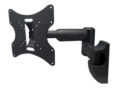 Maclean MC-503A B - Monteringssett (monteringsarm for enkeltskjerm) - for LCD-skjerm - metall - svart - skjermstørrelse: 23"-42" - veggmonterbar Sort