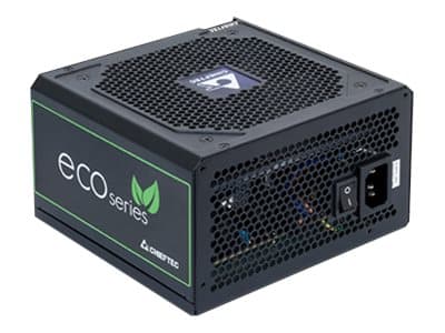 Chieftec ECO Series GPE-600S - Strømforsyning (intern) - ATX12V 2.3 - AC 230 V - 600 watt - aktiv PFC