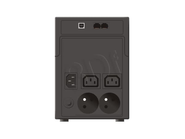 EVER EASYLINE 1200AVR - UPS - AC 230 V - 600 watt - 1200 VA - 7 Ah - USB - utgangskontakter: 4